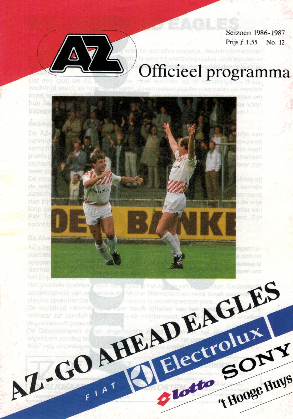AZ Programma 12-apr-1987 GA Eagles thuis